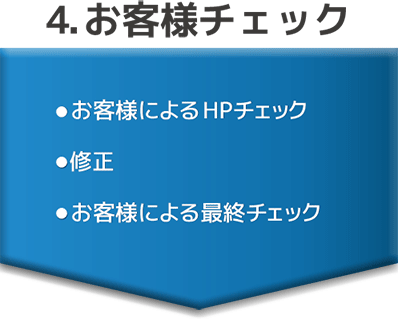 4.お客様チェック